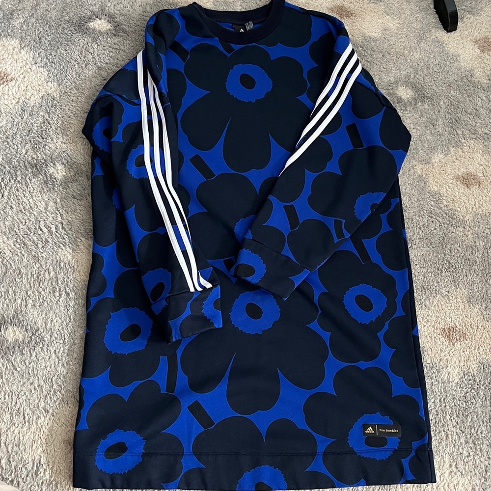 ADIDAS /MARIMEKKO PRINT SPORTSWEAR MIDI DRESS - Picture 9 of 9